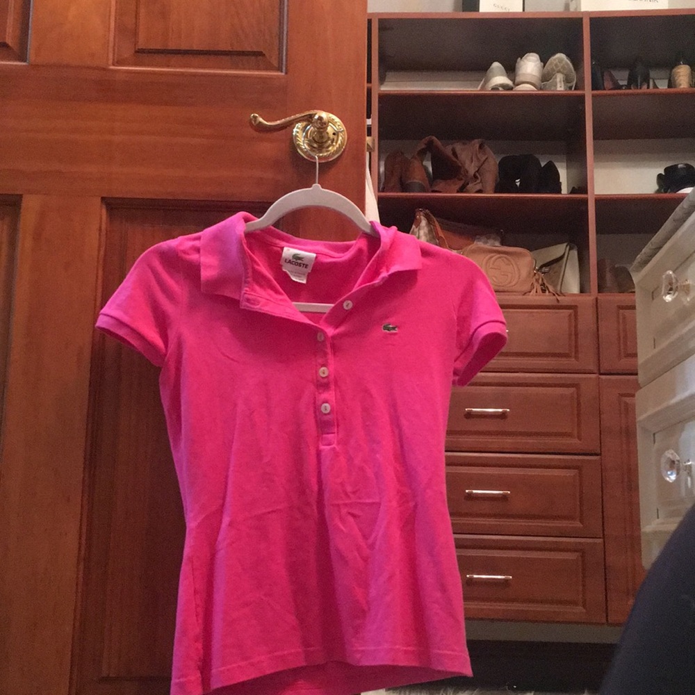 Lacoste Pink Polo